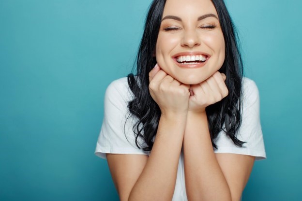 patient smiling with dental implants